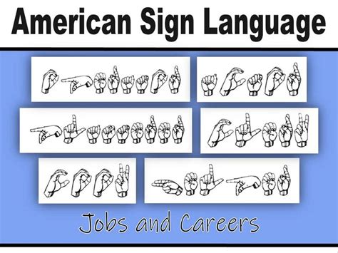 ASL Alphabet Career Opportunities